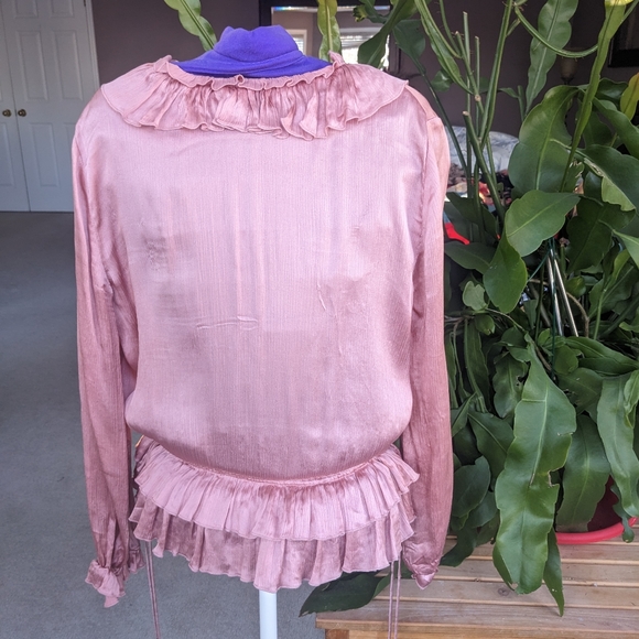 Ulla Johnson Maisie Silk Blouse - Picture 4 of 4